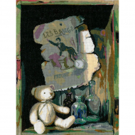 Набор для вышивания мулине НИТЕКС арт.0090 Винтаж 25х33 см