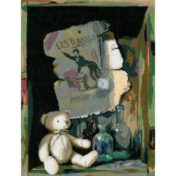 Набор для вышивания мулине НИТЕКС арт.0090 Винтаж 25х33 см