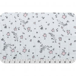 Ткань для пэчворка PEPPY Embrace (марлевка) 120 г/м? 100% хлопок цв.emshooting star blush уп.100х125 см