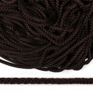 Шнур круглый полипропилен 08мм арт.ЭЛШХ-08мм цв.коричневый уп.100м