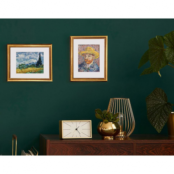 Набор для вышивания PANNA Живая картина арт. MET-JK-2259 Автопортрет в соломенной шляпе 12х14,5 см