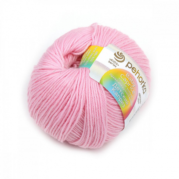 Пряжа для вязания ПЕХ Детский каприз (50% мериносовая шерсть, 50% фибра) 10х50г/225м цв.180 св.бегония
