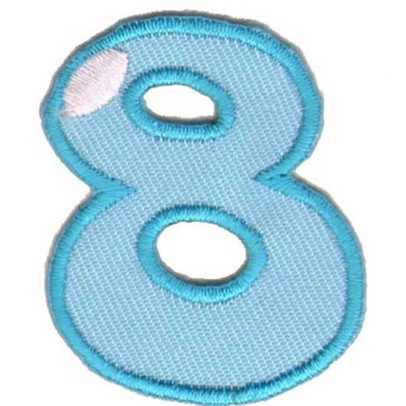 60730_Термоаппликации HKM "Цифра "8" цветная