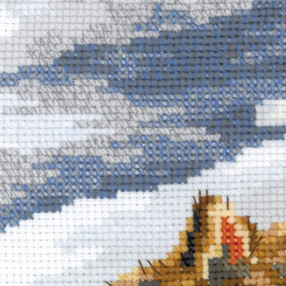 Набор для вышивания РИОЛИС арт.1564 Тигрята в снегу 40х30 см