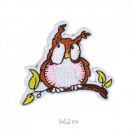 Термоаппликации арт.TBY.2237 Сова 6см, уп.10 шт.