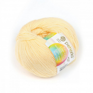 Пряжа для вязания ПЕХ Детский каприз (50% мериносовая шерсть, 50% фибра) 10х50г/225м цв.053 св.желтый