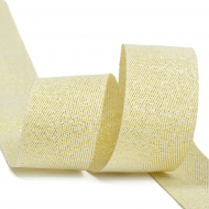 Тесьма киперная металлизированная 25 мм полиэстер арт.TBYT18 цв.S099 желтый уп.22,85м Тесьма киперная металлизированная 25 мм полиэстер арт.TBYT18 цв.S099 желтый уп.22,85м