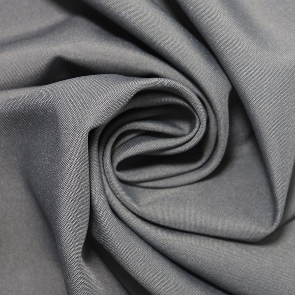 Ткань Габардин 180 г кв.м 100% полиэстер шир.148 см арт.Р.15316.11 цв.11 серый уп.25м