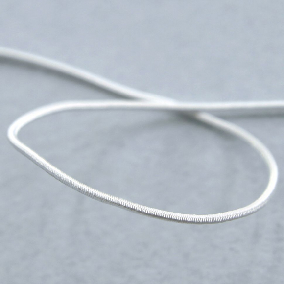 33107_Резинка шляпная PEGA, цвет белый, 1мм