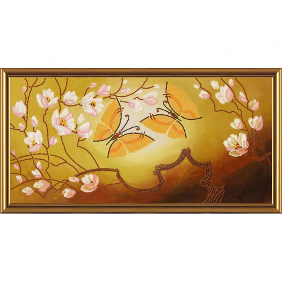 Набор для вышивания бисером НОВА СЛОБОДА арт.ДК3015 Порхающие бабочки 41х20 см Набор для вышивания бисером НОВА СЛОБОДА арт.ДК3015 Порхающие бабочки 41х20 см