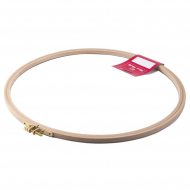 3974_Пяльцы круглые с замком, высота обода 8 мм, диаметр 27,5 см