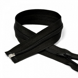 Молния MaxZipper пласт. спираль №5-N 85см цв.F322 черный уп.50шт