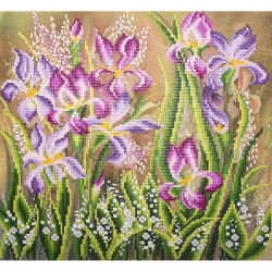 Кристальная мозаика на холсте ФРЕЯ арт.ALVR-17 080 Весенний аромат 34,5х35 см