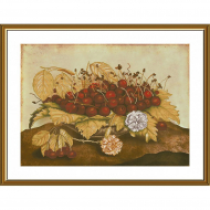 Набор для вышивания мулине НОВА СЛОБОДА арт.СР3277 Вишнёвая феерия 40,3х28,3 см