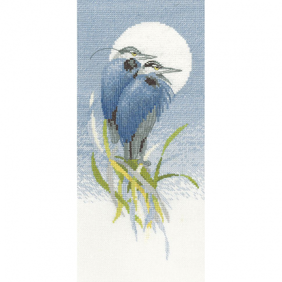 Набор для вышивания HERITAGE арт.VPMW592E Смотрящие на луну 12,5х25,5 см