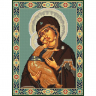 Картины мозаикой Molly арт.KM0291 Владимирская Божия Матерь 30х40 см