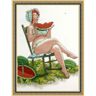 Набор для вышивания NEOCRAFT арт.ХД-06 Хильда: арбузное блаженство 27х35 см