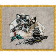 Набор для вышивания NIMUE арт.115-P005 KA Chat Va? (А вот и я) 13х11 см