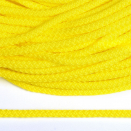 Шнур круглый полиэфир 05мм арт.1с-50/35 с наполнителем цв.050 лимон уп.200м