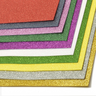 Набор глиттерного фоамирана Magic 4 Hobby 2 мм ассорти №1 20х30 см уп.10шт