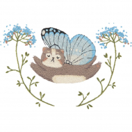 Набор для вышивания PANNA Живая картина арт. JK-2199 Котофей 15х10 см