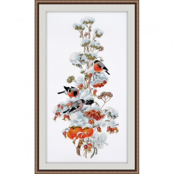 Набор для вышивания ОВЕН арт. 950 Зимняя композиция 20х44 см