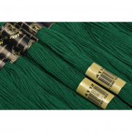 Нитки мулине цв.4112 зеленый 12х10м С-Пб