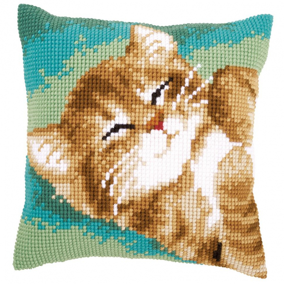 Набор для вышивания VERVACO арт.PN-0157982 Кошка 40х40 см