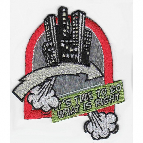 Термоаппликация HKM "Wappen It is time to do what is…"