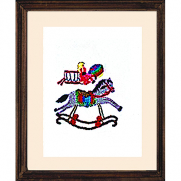 Набор для вышивания Le Bonheur des Dames арт.1412 Le Cheval (Лошадка) 7х9 см