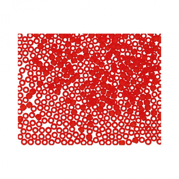 Бисер Япония "TOHO" 11/0  круглый 3  2.2 мм 5 х 5 г №0005F красный матовый