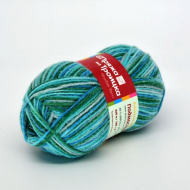 Пряжа для вязания ТРО Подмосковная (50% шерсть, 50% акрил) 10х100г/250м цв.секционный 4444