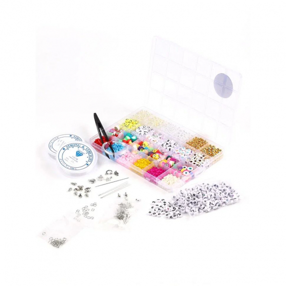 Набор бусин MAGIC 4 HOBBY арт. MG.N24.1 цв.ассорти 24 вида и аксессуары