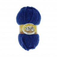 Пряжа ADELIA BENNY (100% шерсть) 5х100г/96м цв.738 синий