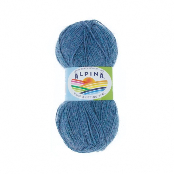 Пряжа ALPINA ROLAND (100% альпака) 4х50г/200м цв.34 т.голубой Пряжа ALPINA ROLAND (100% альпака) 4х50г/200м цв.34 т.голубой