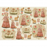 83483_Декупажная карта "Кукла Даша в розовом"