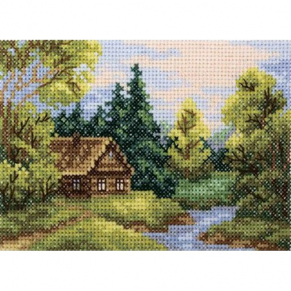 Набор для вышивания РТО арт.EH349 На берегу реки 11х7,5 см Набор для вышивания РТО арт.EH349 На берегу реки 11х7,5 см