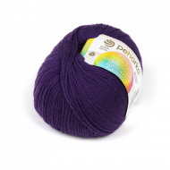 Пряжа для вязания ПЕХ Детский каприз (50% мериносовая шерсть, 50% фибра) 10х50г/225м цв.078 фиолетовый