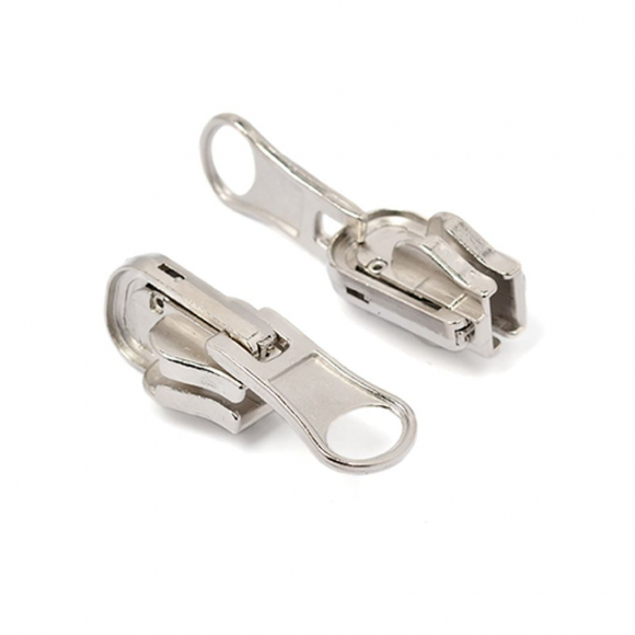 Замок MaxZipper автомат реверсивный (двухсторонний) ТР#8 цв.никель уп.100шт