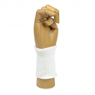 Манжеты 8х10 см 100% ПАН арт.МРЦ-32/2 рапорт 1х1 плетение ластик цв. 501/5 супер.белый 10 пар