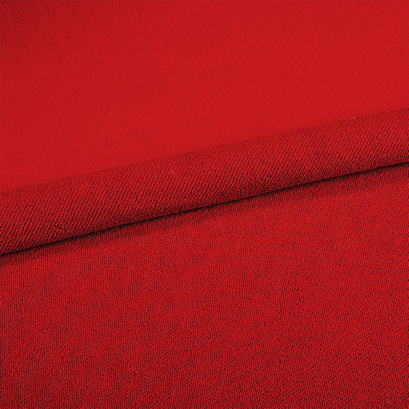 Ткань футер 3х нитка петля гл/крашеный диагональ 310г/м?  65%хб 35%пэ  шир.180см арт.УН-3106535-34 цв.мак рул. 35-60м (1кг-1,8м)