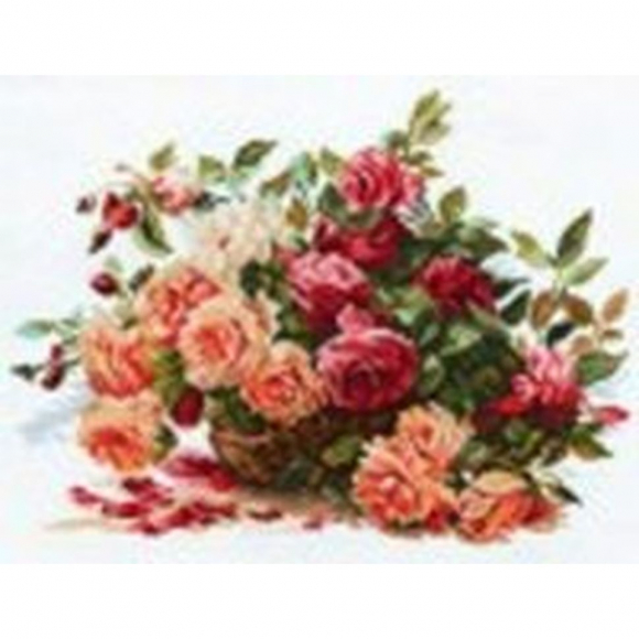 Набор для вышивания АЛИСА арт.2-06 Розы 40х30 см Набор для вышивания АЛИСА арт.2-06 Розы 40х30 см