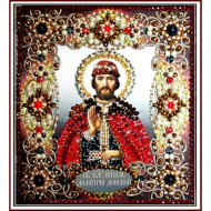 104426_Набор для вышивания хрустальными бусинами "Святой Дмитрий"