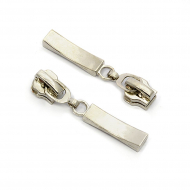 Замок MaxZipper автомат М#5 арт.TBT0701 цв.никель уп.100шт