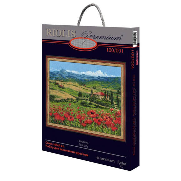Набор для вышивания РИОЛИС арт.100/001 Тоскана 40х30 см
