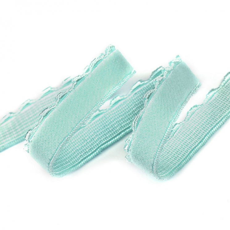 Резинка  TBY бельевая (отделочная) арт.ЕТ-1 10мм цв.F201 мятный уп.10 м