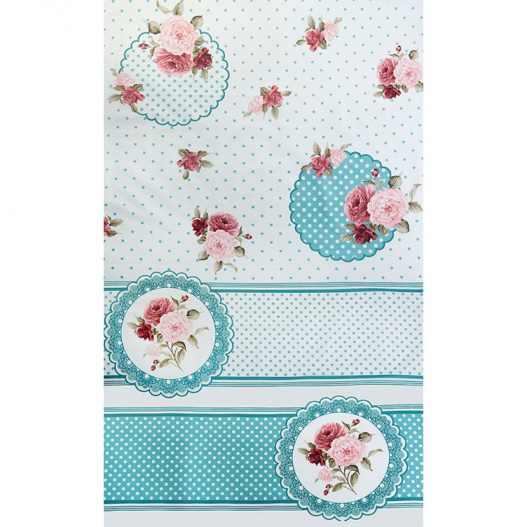 Ткань ранфорс Розовые мечты, арт.WH 10791-v06, 130г/м?,100% хлопок, шир.240см, цв.мята, уп.10м