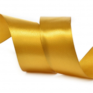 Лента атласная 38мм цв.3023 т.золотой IDEAL уп.27,4 м