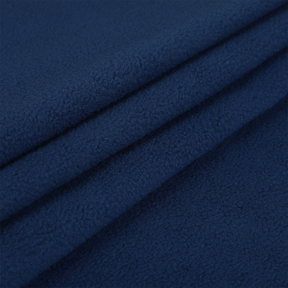 Ткань флис 2-х ст. TBY-0240-F330 240 г/м? 100% ПЭ шир.150см  цв.F330 т.синий рул.23-27кг