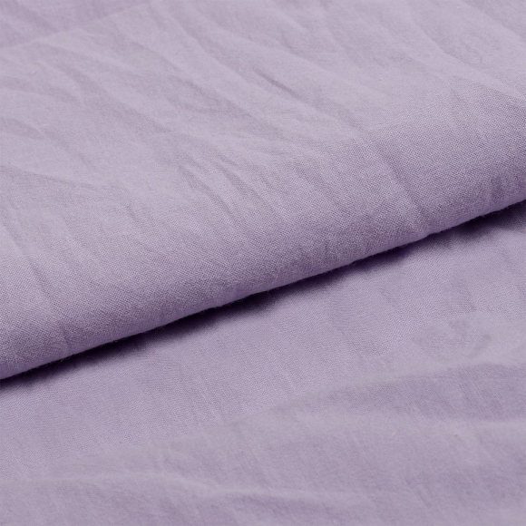 Ткань Хлопок крэш 90 г/м? 100% хлопок шир.150 см арт.TBY.Caw.74 цв.сиреневый рул.25м